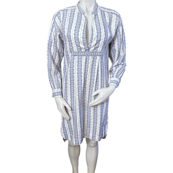 Sea New York Dresses & Skirts - Sea New York Tunic Linen Dress Blue White stripe 0 (flaw)